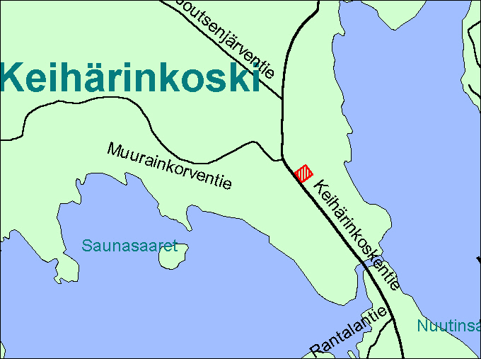 Viitasaari Keihärinkoski kartta